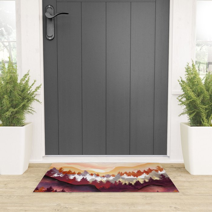 Amber Forest Welcome Mat Gallery Image 3