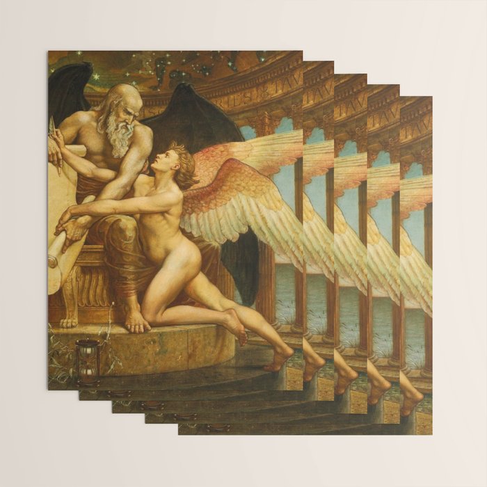 The Roll of Fate by Walter Crane Wrapping Paper Gallery Image 3