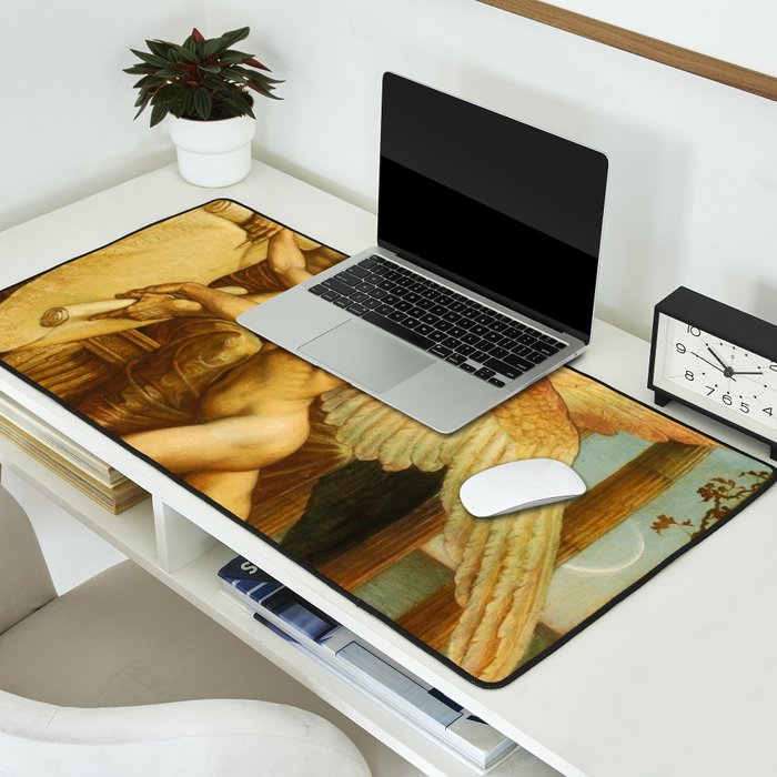 The Roll of Fate by Walter Crane Desk Mat Gallery Image 2