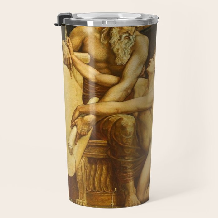 The Roll of Fate by Walter Crane Travel Mug Gallery Image 3