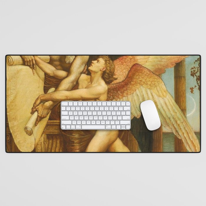 The Roll of Fate by Walter Crane Desk Mat Gallery Image 1