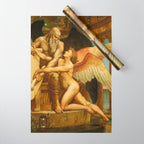 The Roll of Fate by Walter Crane Wrapping Paper Gallery Image 1