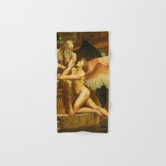 The Roll of Fate by Walter Crane Bath Towel Gallery Image 1