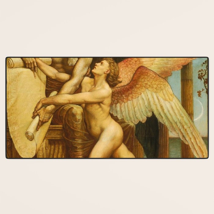 The Roll of Fate by Walter Crane Desk Mat Gallery Image 3