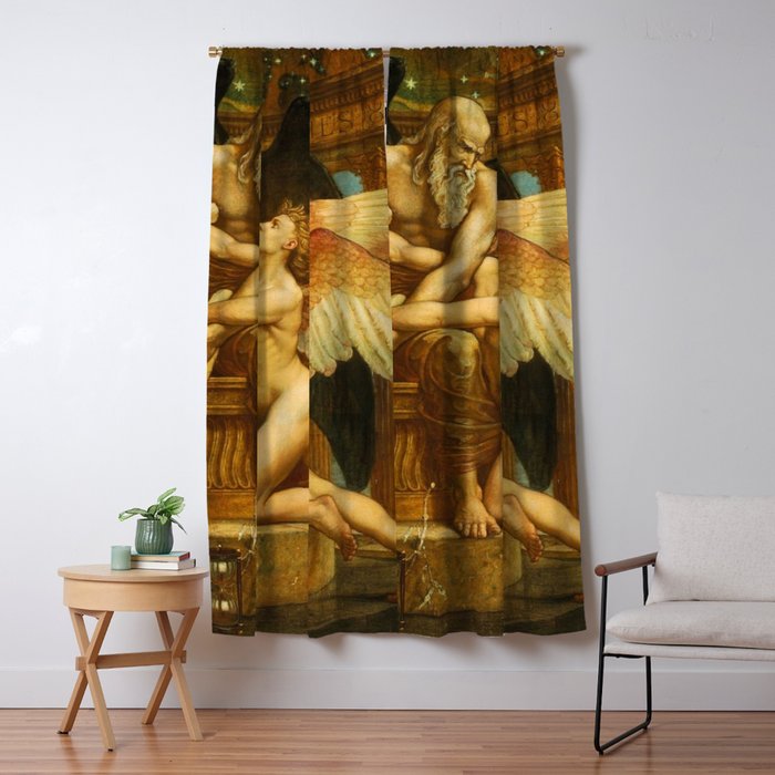 The Roll of Fate by Walter Crane Window Curtain Gallery Image 5