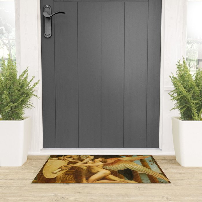 The Roll of Fate by Walter Crane Welcome Mat Gallery Image 3