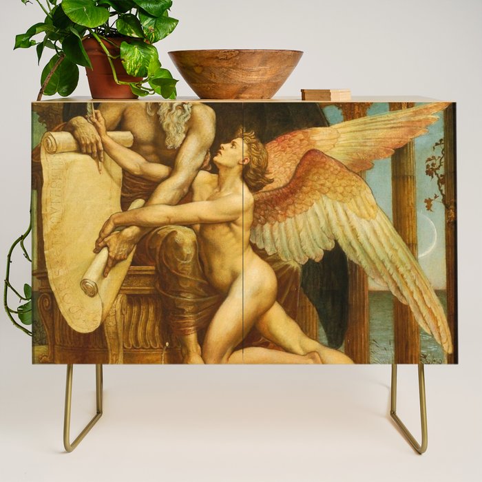The Roll of Fate by Walter Crane Credenza Gallery Image 1