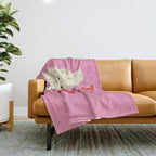 I'm Done With This Shit - Funny Cat Pun Throw Blanket Gallery Image 1