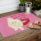 I'm Done With This Shit - Funny Cat Pun Outdoor Rug Gallery Image 2