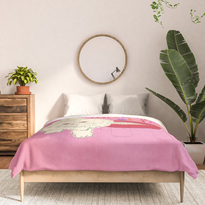 I'm Done With This Shit - Funny Cat Pun Comforter Gallery Image 3