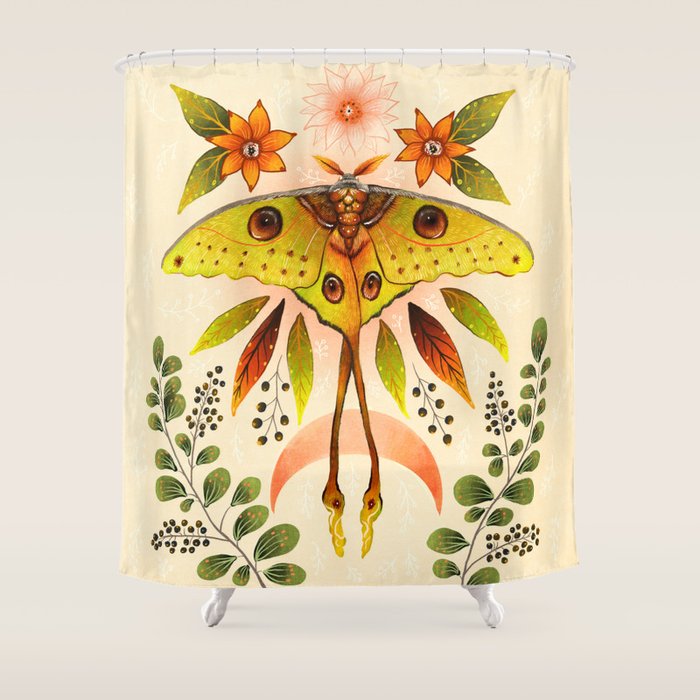 Moth Wings IV Shower Curtain Gallery Image 1