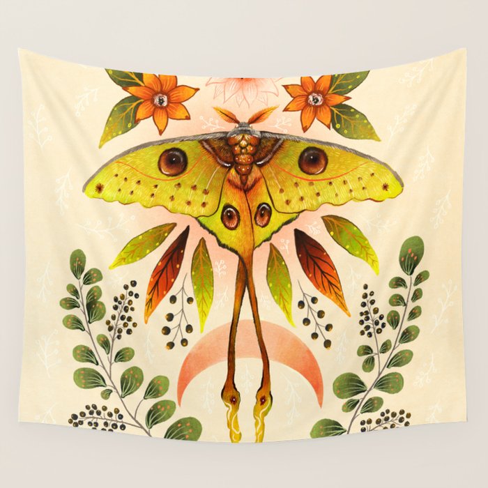 Moth Wings IV Wall Tapestry Gallery Image 1