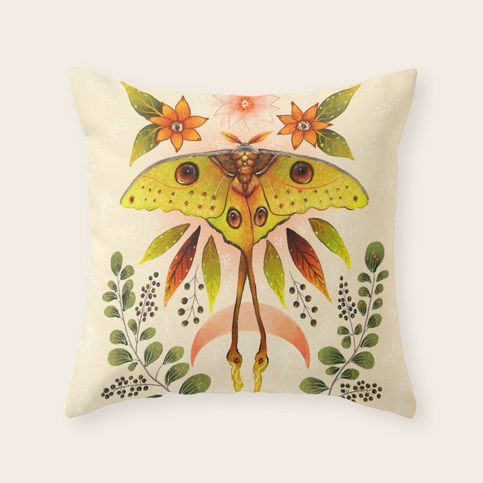 Moth Wings IV Throw Pillow Gallery Image 6