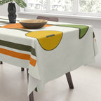 Mid-Century Modern Art Musical Strings Tablecloth Gallery Image 3
