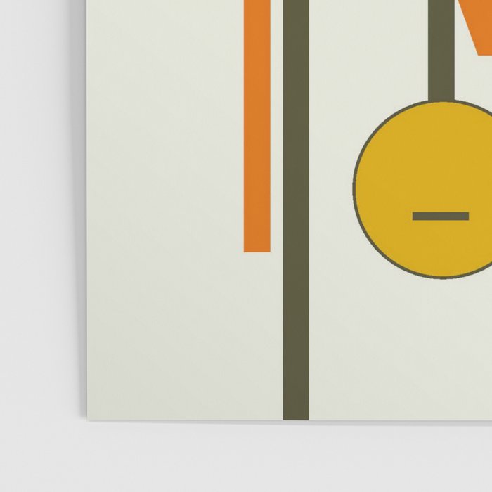 Mid-Century Modern Art Musical Strings Poster Gallery Image 3