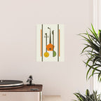 Mid-Century Modern Art Musical Strings Poster Gallery Image 2