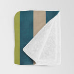 Modern Colorful Geometric Original Artwork Throw Blanket Gallery Image 3