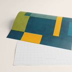 Modern Colorful Geometric Original Artwork Wrapping Paper Gallery Image 2