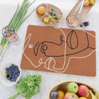 Abstract Face 6/3 Cutting Board Gallery Image 2