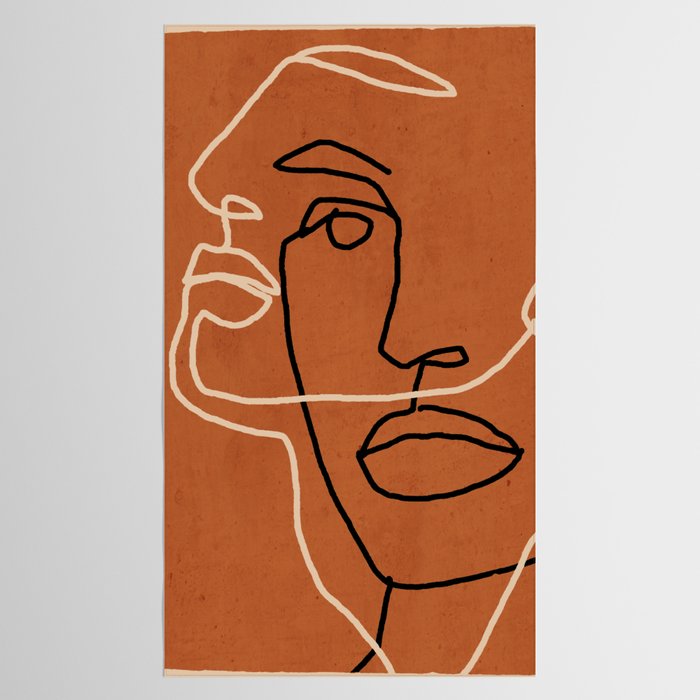 Abstract Face 6/3 Tablecloth Gallery Image 2