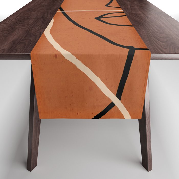 Abstract Face 6/3 Table Runner Gallery Image 1
