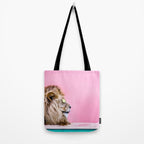 Lion in the Bathtub Tote Bag Gallery Image 2