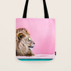Lion in the Bathtub Tote Bag Gallery Image 1