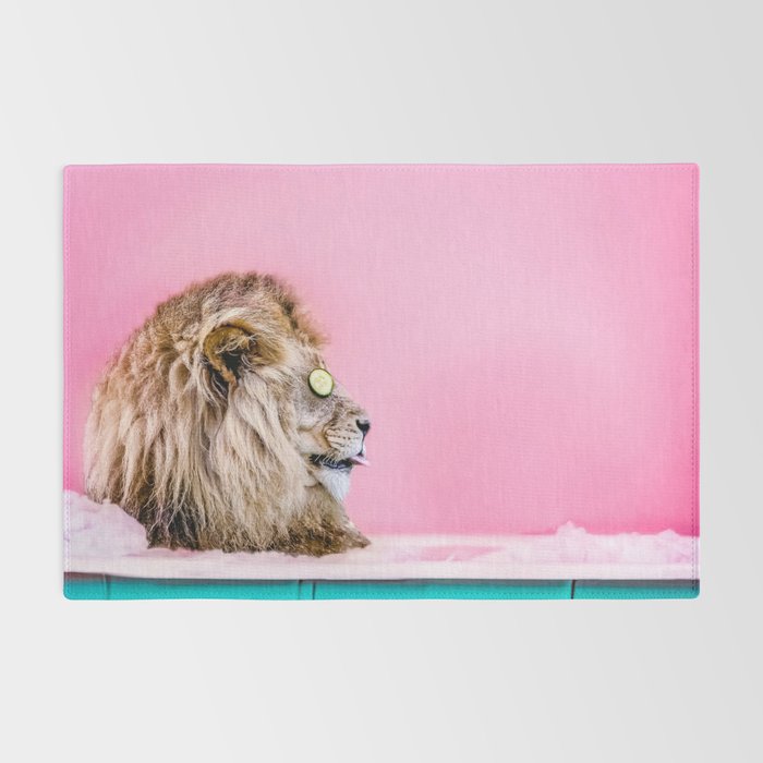 Lion in the Bathtub Rug Gallery Image 2
