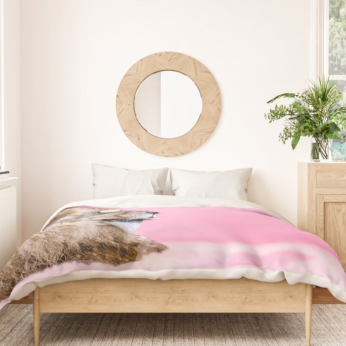 Lion in the Bathtub Duvet Cover Gallery Image 3