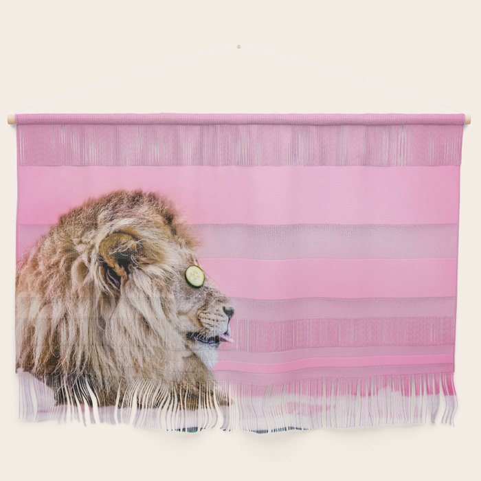 Lion in the Bathtub Wall Hanging Gallery Image 1