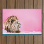 Lion in the Bathtub Outdoor Rug Gallery Image 1