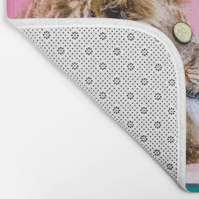 Lion in the Bathtub Bath Mat Gallery Image 2