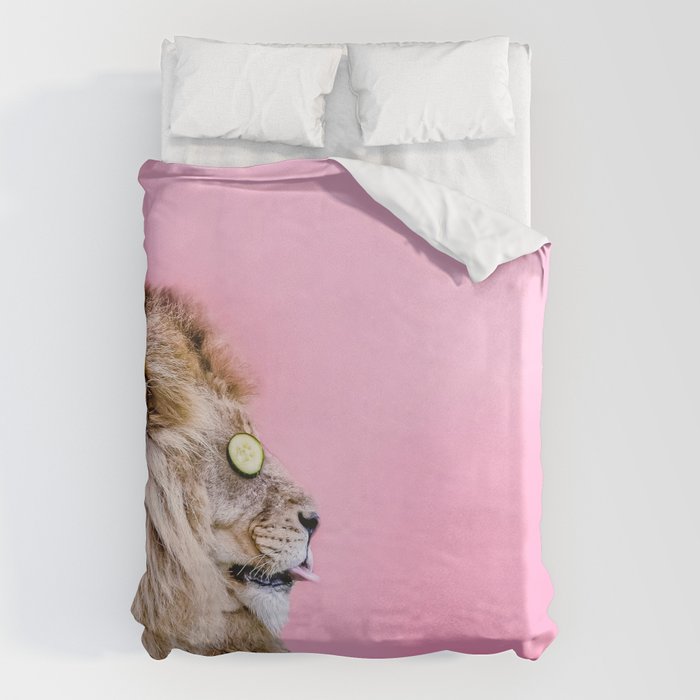 Lion in the Bathtub Duvet Cover Gallery Image 6