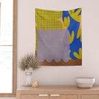 Abstract E007 Wall Tapestry Gallery Image 2