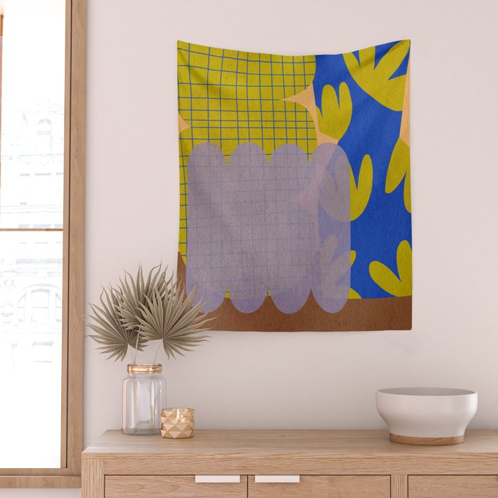 Abstract E007 Wall Tapestry Gallery Image 2