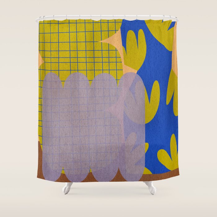 Abstract E007 Shower Curtain Gallery Image 1
