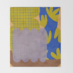 Abstract E007 Throw Blanket Gallery Image 2