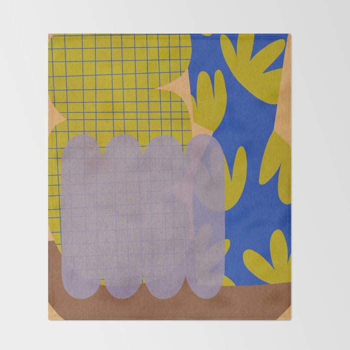 Abstract E007 Throw Blanket Gallery Image 2
