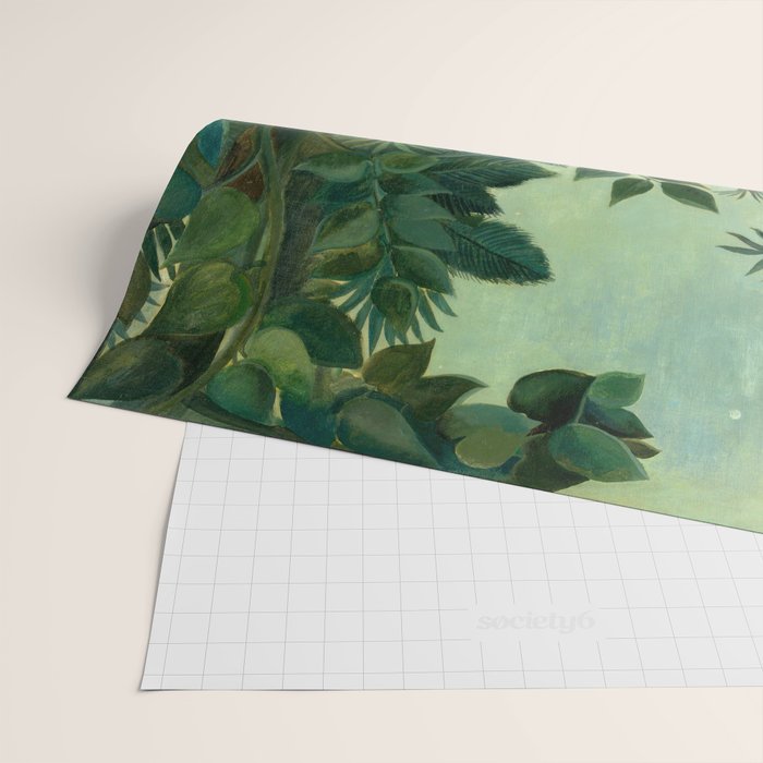 Henri Rousseau "The Equatorial Jungle" Wrapping Paper Gallery Image 2