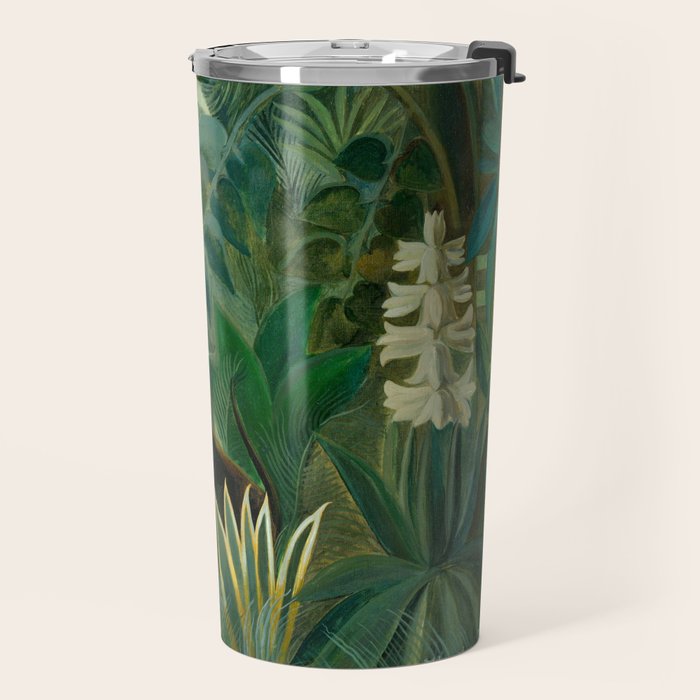 Henri Rousseau "The Equatorial Jungle" Travel Mug Gallery Image 2
