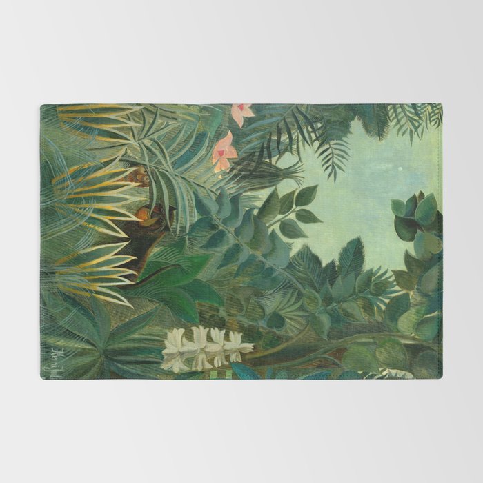 Henri Rousseau "The Equatorial Jungle" Rug Gallery Image 2