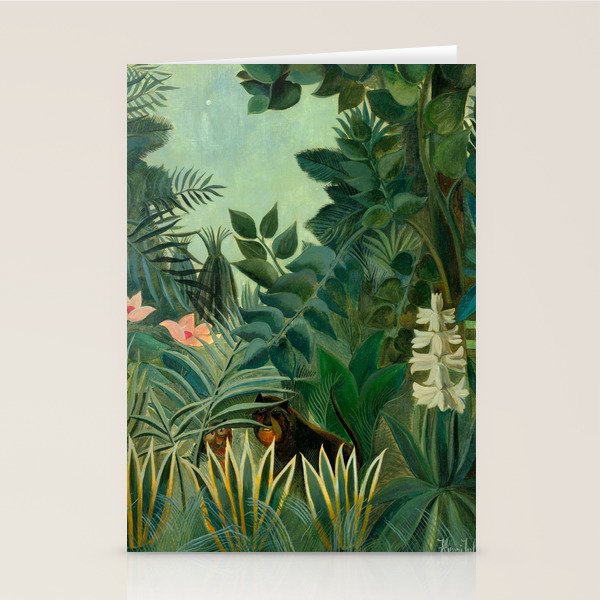 Henri Rousseau "The Equatorial Jungle" Stationery Card Gallery Image 2