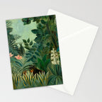 Henri Rousseau "The Equatorial Jungle" Stationery Card Gallery Image 2