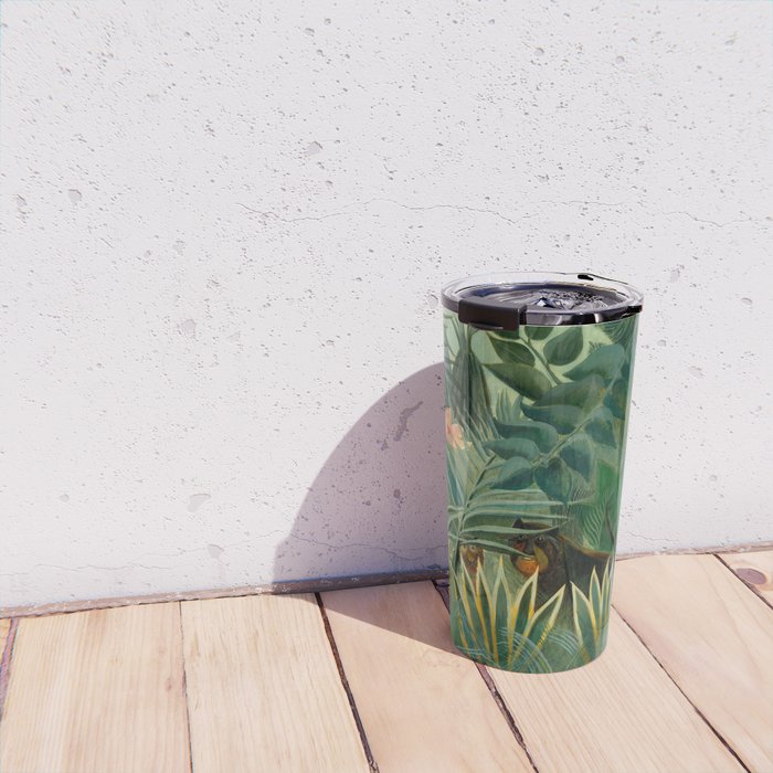 Henri Rousseau "The Equatorial Jungle" Travel Mug Gallery Image 4