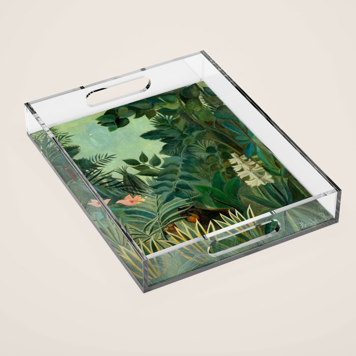 Henri Rousseau "The Equatorial Jungle" Acrylic Tray Gallery Image 1