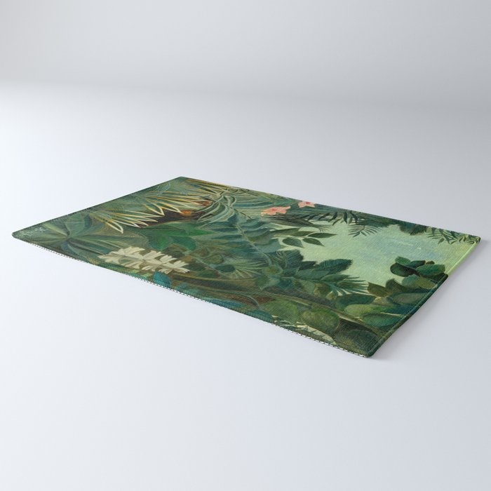 Henri Rousseau "The Equatorial Jungle" Rug Gallery Image 3