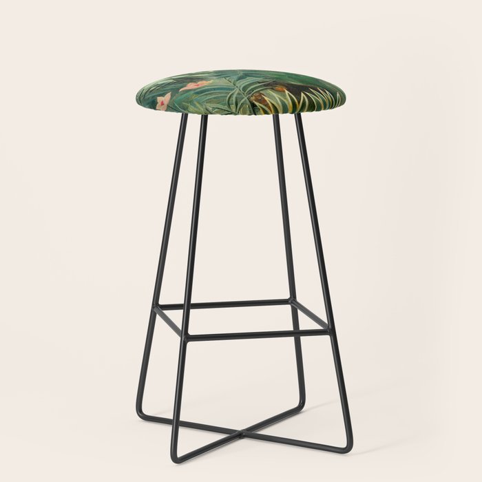 Henri Rousseau "The Equatorial Jungle" Stool Gallery Image 1