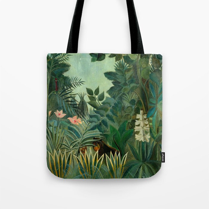 Henri Rousseau "The Equatorial Jungle" Tote Bag Gallery Image 1