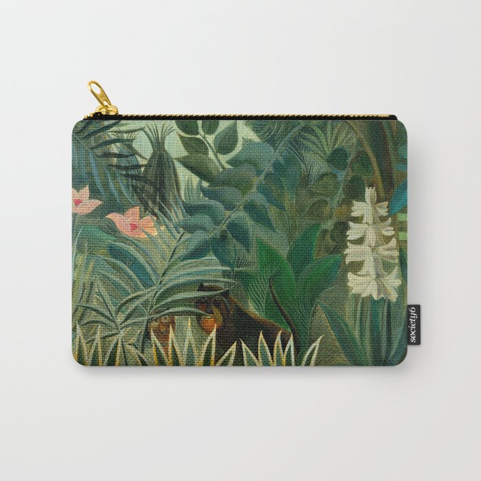 Henri Rousseau "The Equatorial Jungle" Carry All Pouch Gallery Image 1