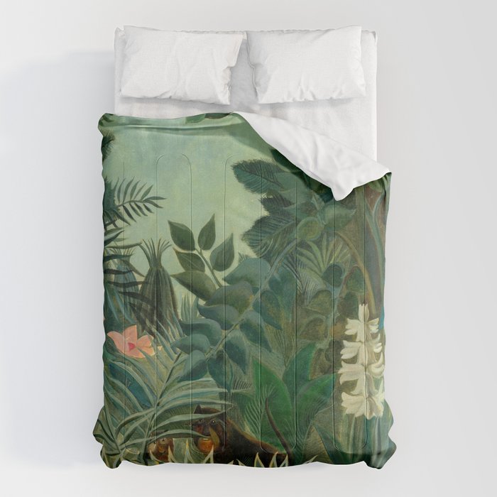 Henri Rousseau "The Equatorial Jungle" Comforter Gallery Image 6
